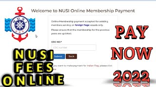 How To Pay NUSI Membership Payment Online | How To Pay NUSI Fees Online | NUSI Payment