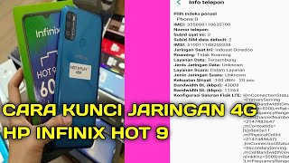 TERBARU!! Cara Mengunci Jaringan 4G Lte Hp Infinix Hot 9 Play