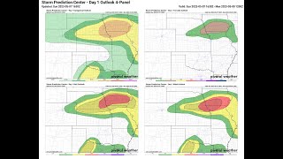 Severe Weather Live (Enhanced Risk For East Nebraska, Iowa, And North Missouri) - 4K 60 FPS