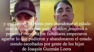 CORREN A TODA LA FAMILIA DE DAMAZO LOPEZ DE SINALOA LOS HIJOS DEL “CHAPO GUZMAN” DAN 24 Horas😂😳😳