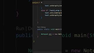 I Created My Own Notepad App in Java 🔥 #shorts
