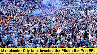 🔵 Manchester City fans Storms the Pitch vs West Ham United