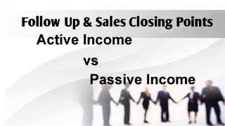 Active Income vs Passive Income || Tamil || Marketing Tips || MT