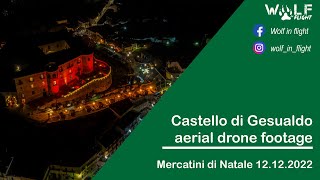 Castello di Gesualdo - Natale 2022 - aerial drone footage