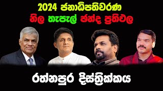 රත්නපුර දිස්ත්‍රික්කය | නිල තැපැල් ඡන්ද ප්‍රතිඵල | 2024 ජනාධිපතිවරණය