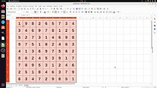 LibreOffice Calc (13): creare uno schema Sudoku