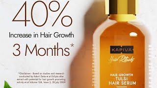 @kapiva-ayurveda Hair growth tusli serum honest review