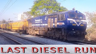 LAST DIESEL RUN 😭😭 !! MYSURU BELAGAVI VISHWAMANAVA Express | Indian Railways