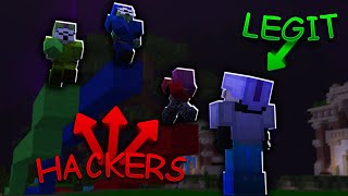 Beating ONLY HACKERS For 25 MINUTES in Hypixel Bedwars