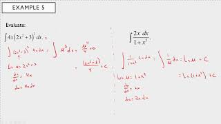 MATH180 - Section 4.5: Integration Techniques:  Substitution