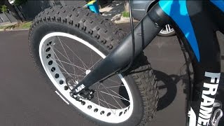 Fat bike wheelie