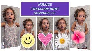 Pregnancy Announcement | Toddler Treasure Hunt