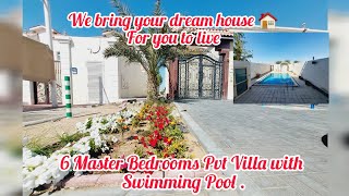 Nice 6 Master Bedrooms Pvt Villa with Swimming Pool.🏊‍♀️🏊‍♂️🏡🌺💖