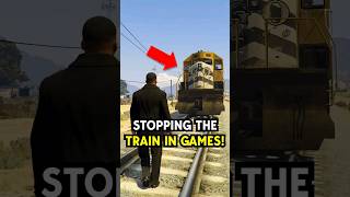 𝗦𝗧𝗢𝗣𝗣𝗜𝗡𝗚 the Train in Different Games! 🤣