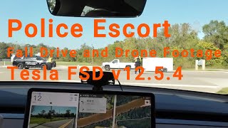 Sunday Fall Cruise Tesla FSD v12.5.4