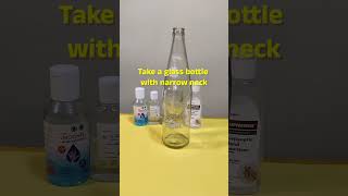 What happens if we put fire in hand sanitizer Bottle ? #science #experiment #shortvideos