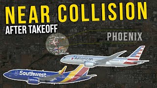 American and Southwest planes COME CLOSE TO COLLISION in Phoenix