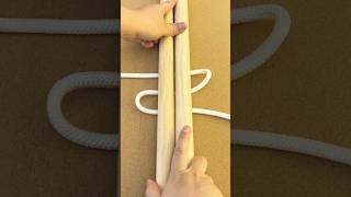 A Unique Binding Knot Tailored for Cylindrical Objects #knot