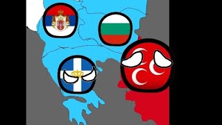 Balkan savaşı senaryosu 1dk 30 saniyelik #countryballs