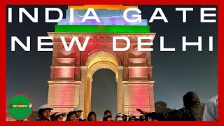 India Gate | All-India War Memorial | New Delhi Night View Walking tour | January 2023