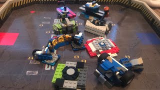 Bloodsport vs icewave LEGO battlebots fight night hyper lash