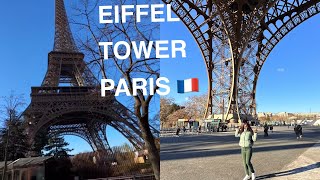 AMAZING!!! First time visiting the Famous Eiffel Tower in Paris France #traveling #europe