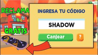 como CONSEGUIR PATINETA SHADOW DRAGON con el CODIGO SECRETO GRATIS ADOPT ME 2023 ROBLOX