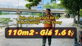 Bán nhà cấp 4 mặt tiền view Sông Cái Vĩnh Phương Nha Trang. Giá RẺ