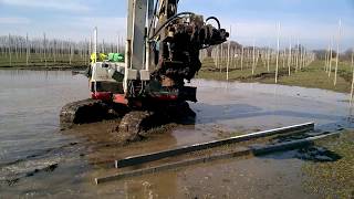 #Excavator work in #mud