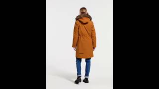 Didriksons Womens Erika 3 Parka Jacket - Cayanne