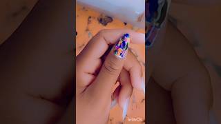 Easy holi 💅Nail art design for bigginers, #nailsart #holi #holispecial #holinailart #newnailart2024