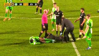 HEAVY CLASH LEAVES BOTH PLAYERS INJURED - BRAY WANDERERS V ATHLONE TOWN 2024 PROMOTION PLAYOFF FINAL