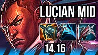 LUCIAN vs GALIO (MID) | 8/1/11 | NA Master | 14.16