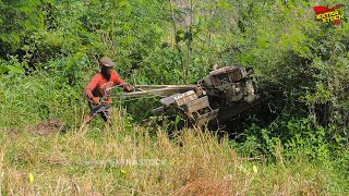 Joki Traktor Amatir Mencoba Nyingkal Pinggiran