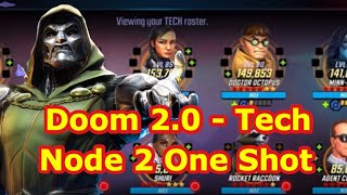 Doom II Raids | Tech Node 2 One Shot | Doom 2.0 - Shuri, Doc, Min, Kest, Doom - Marvel Strike Force