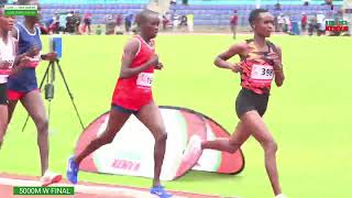 Crazy 5000m  W final  AK National Championships 2024 at Ulinzi Sports Complex