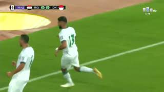 هدف بشار رسن الاول على اندونيسيا هدف أول للمنتخب العراقي