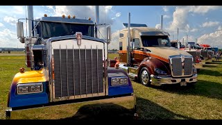 2024-06-14 On display at the Chillicothe Kenworth Truck Parade staging grounds 1