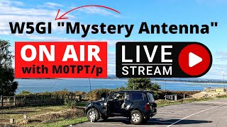 🏆 HAM RADIO Livestream next to the Sea W5GI Antenna + Icom 7300