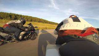 S1000rr vs ZX10R - Very Close Races