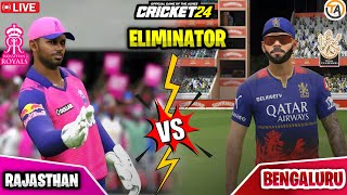 Eliminator - RCB Vs RR ! IPL 2024 Started ! Who Will Win This Match? - Cricket 24 - Ta Gaming