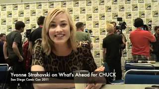 Comic-Con 2011: Yvonne Strahovski Interview - TheTVaddict.com