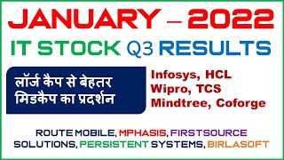 it stock q3 results |  INFOSYS SHARE NEWS | WIPRO SHARE LATEST NEWS | TCS HCL | TECH MAHINDRA