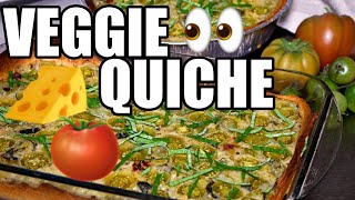 How to make an EASY VEGGIE QUICHE