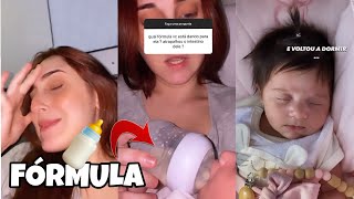 QUAL FÓRMULA A MAYLA ESTÁ TOMANDO NO LUGAR DO LEITE MATERNO? - STORIES