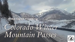 Colorado Winter Mountain Passes - Time-lapse