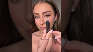 Black lip balm?!? I’m obsessed #makeup #beautyhacks #makeuptutorial