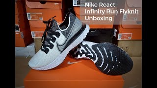 Nike React Infinity Run Flyknit | Black & White | Unboxing