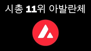 시총 11위 아발란체, 장기 투자시 고려할 중요한 요소