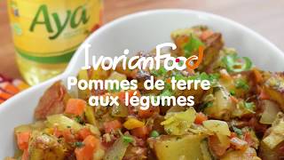 @IvorianFood | Pomme de terre aux légumes !